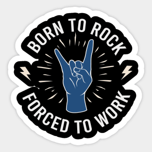 Born To Rock Sticker